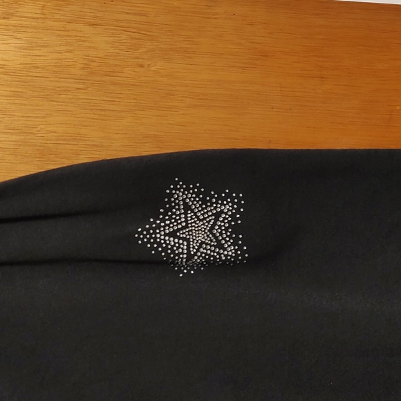 Ladies Fleece Lined Wide Legs Sweatpants With  Side Pockets Size Large - Picture 2 of 6